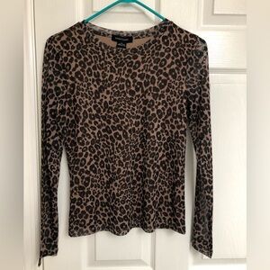 Sanctuary Animal Print Long Sleeve Tee
